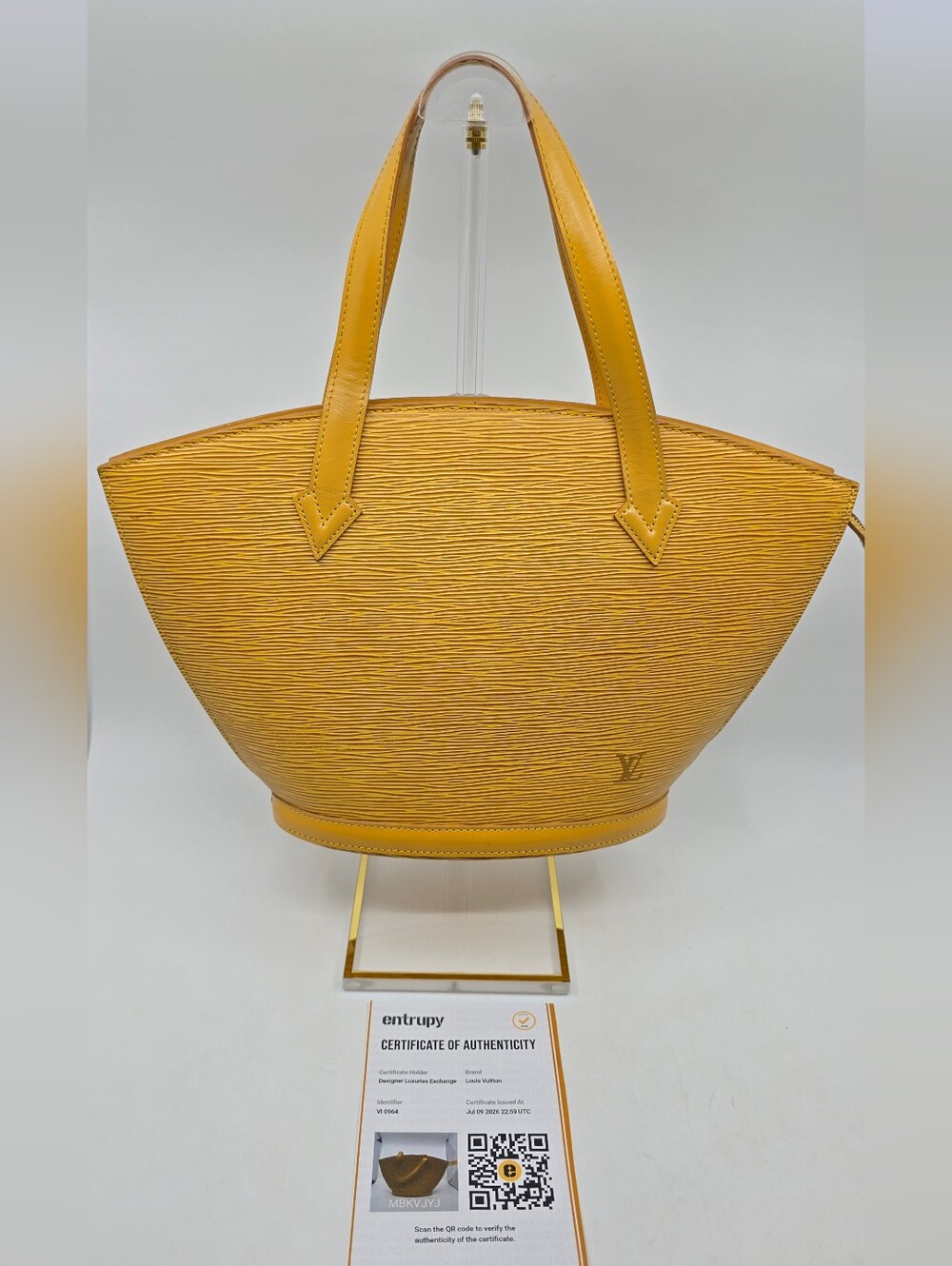 Louis Vuitton Epi Saint-Jacques PM Shoulder Bag
